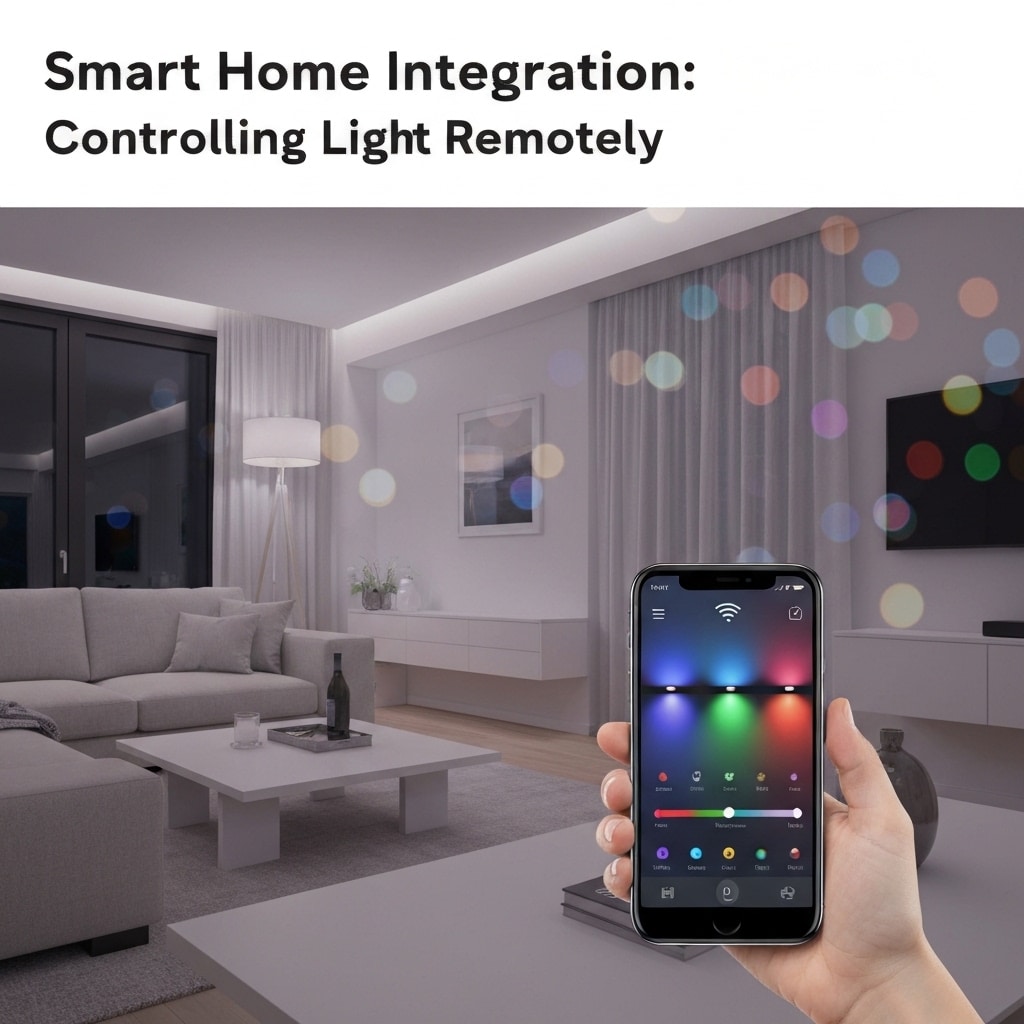 Smart Home Integration: Controlling LED Lights Remotely